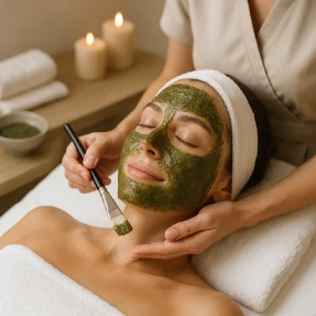 Limpieza facial profunda en San Joaquín y alrededores. Peeling de algas